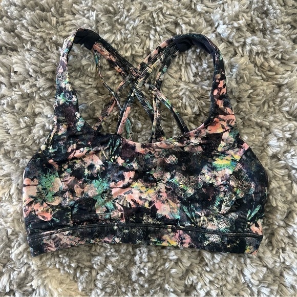 Lululemon Free To Be Serene Bra in Dappled Daze Multi sz 4 - Picture 1 of 4